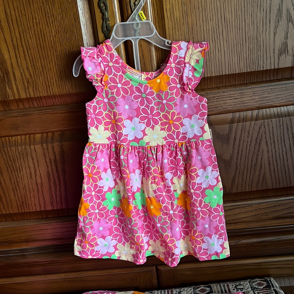 Brand new dress with shorts for girls